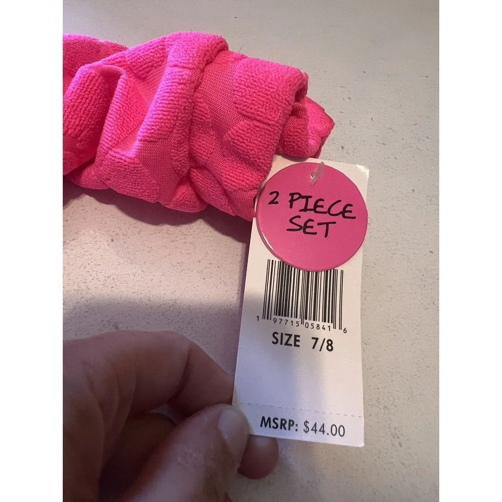 BETSEY JOHNSON Girl's Kid's Size 7-8 Cover Up Two Piece NEW UPF 50+